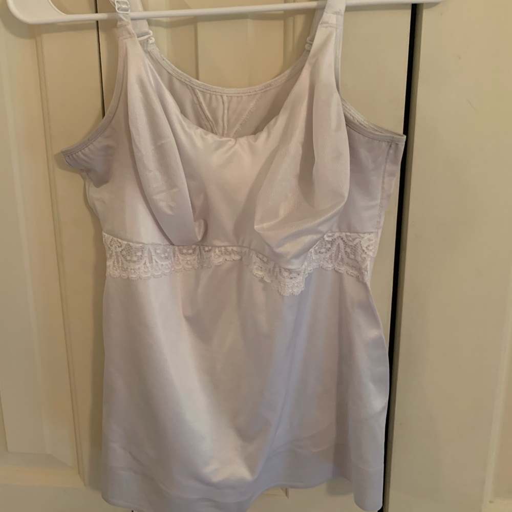 Ruby Ribbon white lace cami